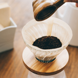 V60 Glass Dripper 02, Olive Wood Holder