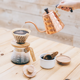 V60 Glass Dripper 02, Olive Wood Holder