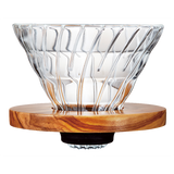 V60 Glass Dripper 02, Olive Wood Holder
