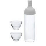 Filter in Bottle & Tea Glass Set Pale Gray